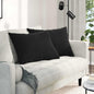 Sofa Cushions 2 pcs Yellow 120 x 40 cm Corduroy Fabric