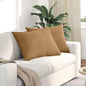 Sofa Cushions 2 pcs Yellow 120 x 40 cm Corduroy Fabric