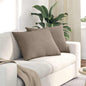 Sofa Cushions 2 pcs Beige 120 x 40 cm fabric