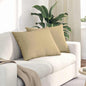 Sofa Cushions 2 pcs Light Yellow 120 x 40 cm Corduroy Fabric