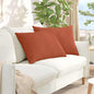 Sofa Cushions 2 pcs Light Yellow 120 x 40 cm Corduroy Fabric