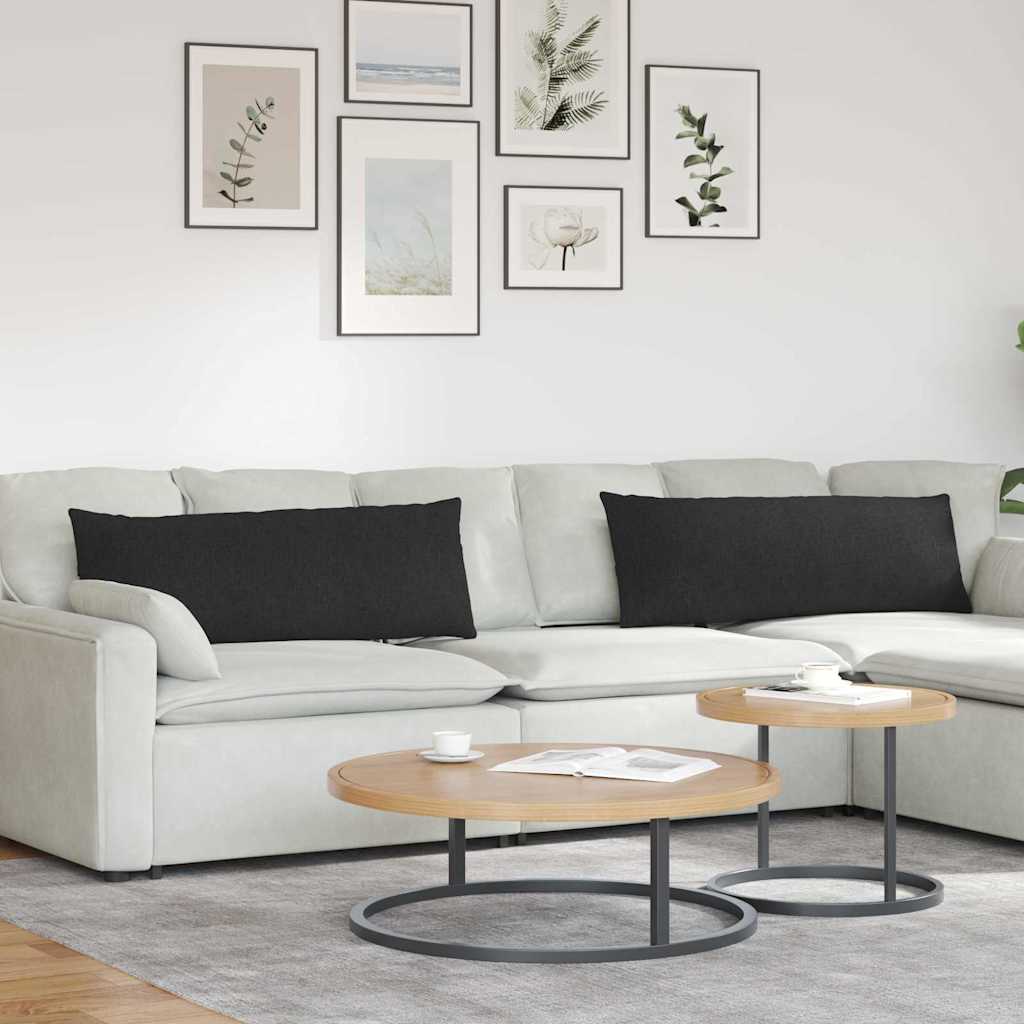 Almofadas de sofá 2 pçs 120 x 40 cm tecido