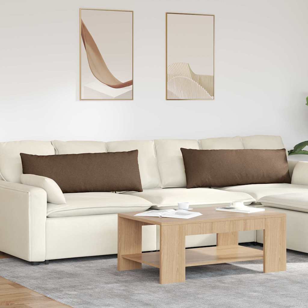 Almofadas de sofá 2 pçs 120 x 40 cm tecido