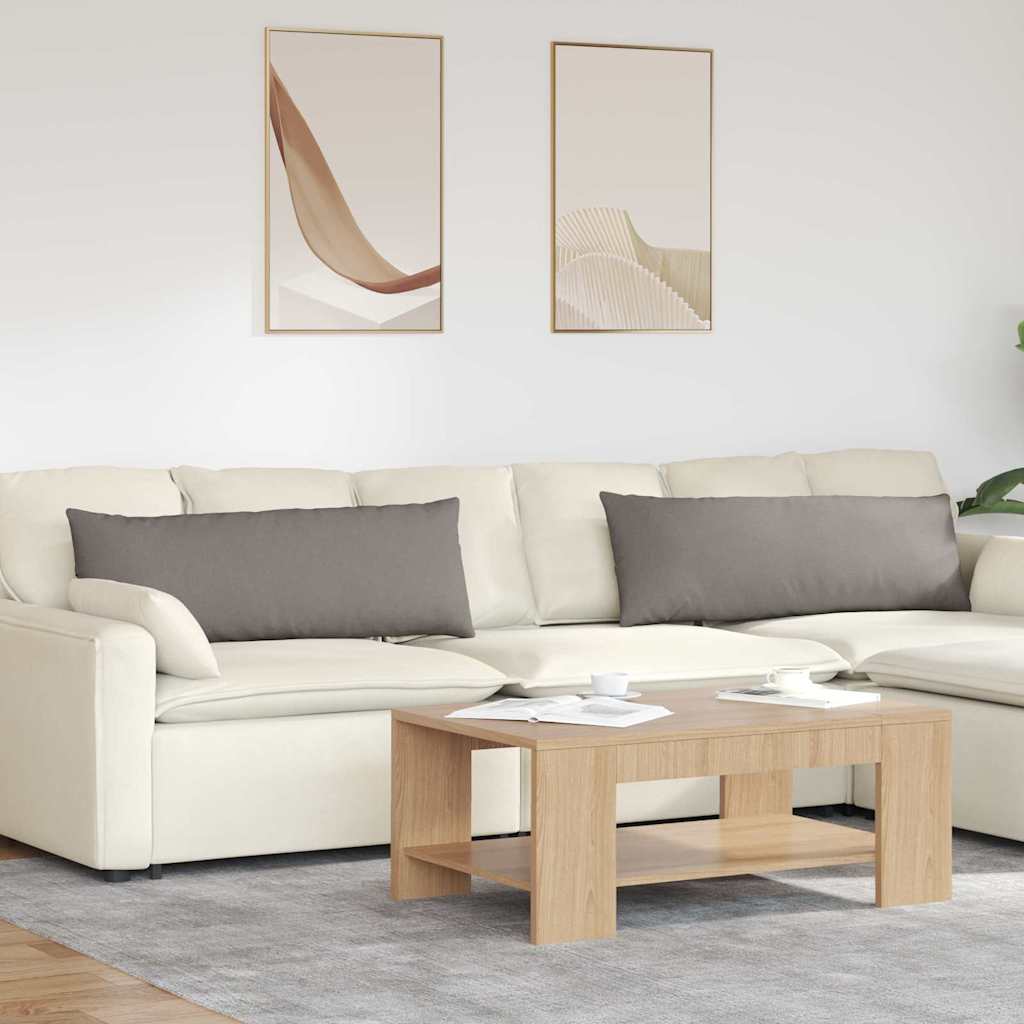 Almofadas de sofá 2 pçs 120 x 40 cm tecido
