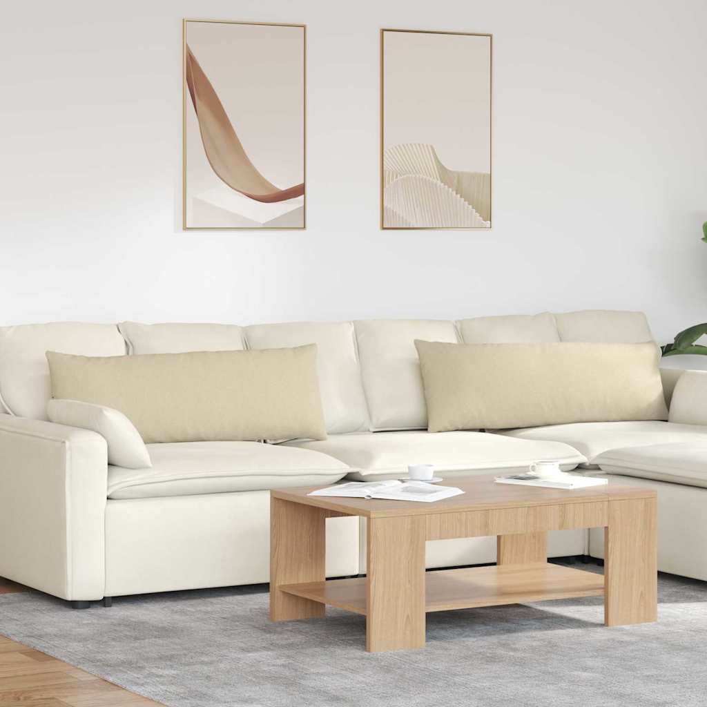 Almofadas de sofá 2 pçs 120 x 40 cm tecido