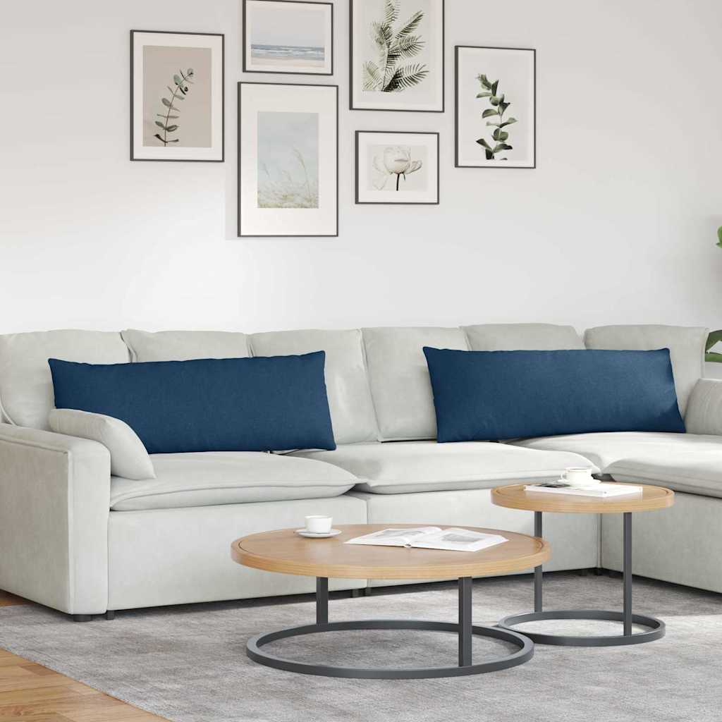 Almofadas de sofá 2 pçs 120 x 40 cm tecido