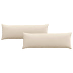 Cojines de sofá 2 pcs Beige 120 x 40 cm tela