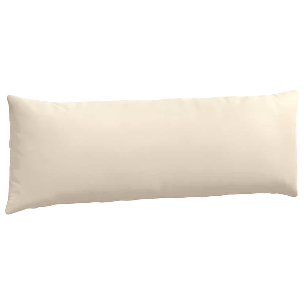 Cojines de sofá 2 pcs Beige 120 x 40 cm tela