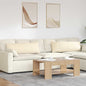Sofa Cushions 2 pcs Light Yellow 120 x 40 cm Corduroy Fabric