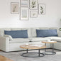 Sofa Cushions 2 pcs Light Yellow 120 x 40 cm Corduroy Fabric