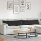 Sofa cushions 2 pcs 120 x 40 cm fabric