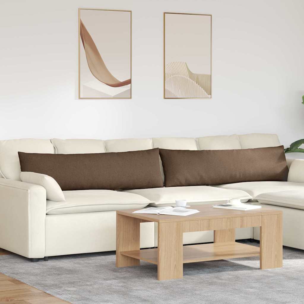 Almofadas de sofá 2 pçs 120 x 40 cm tecido