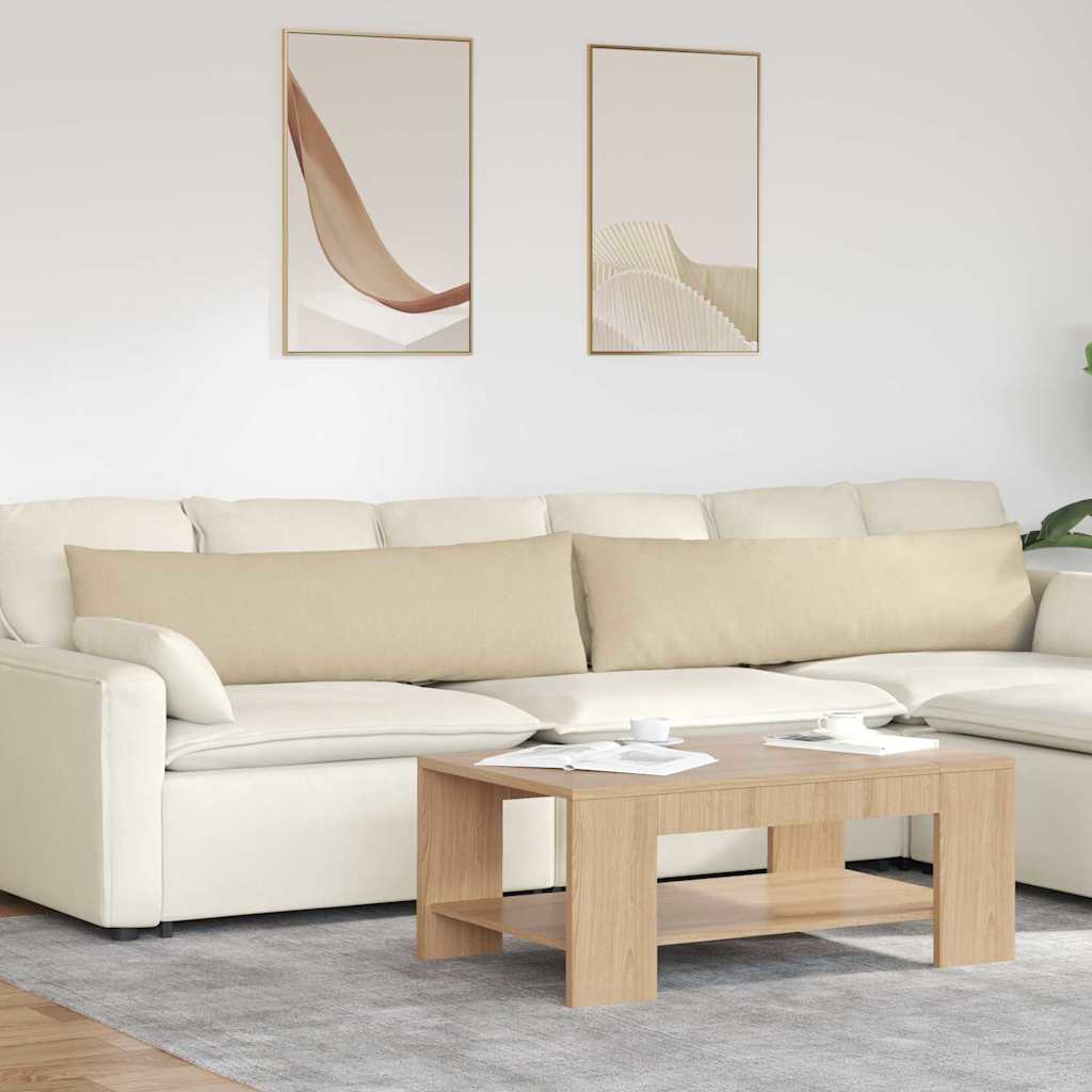 Almofadas de sofá 2 pçs 120 x 40 cm tecido