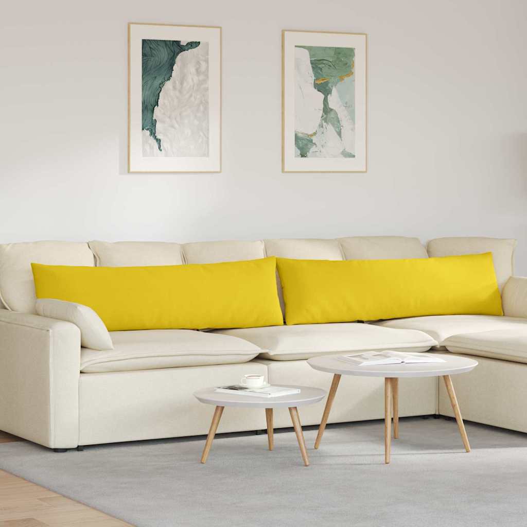 Almofadas de sofá 2 pçs 120 x 40 cm tecido