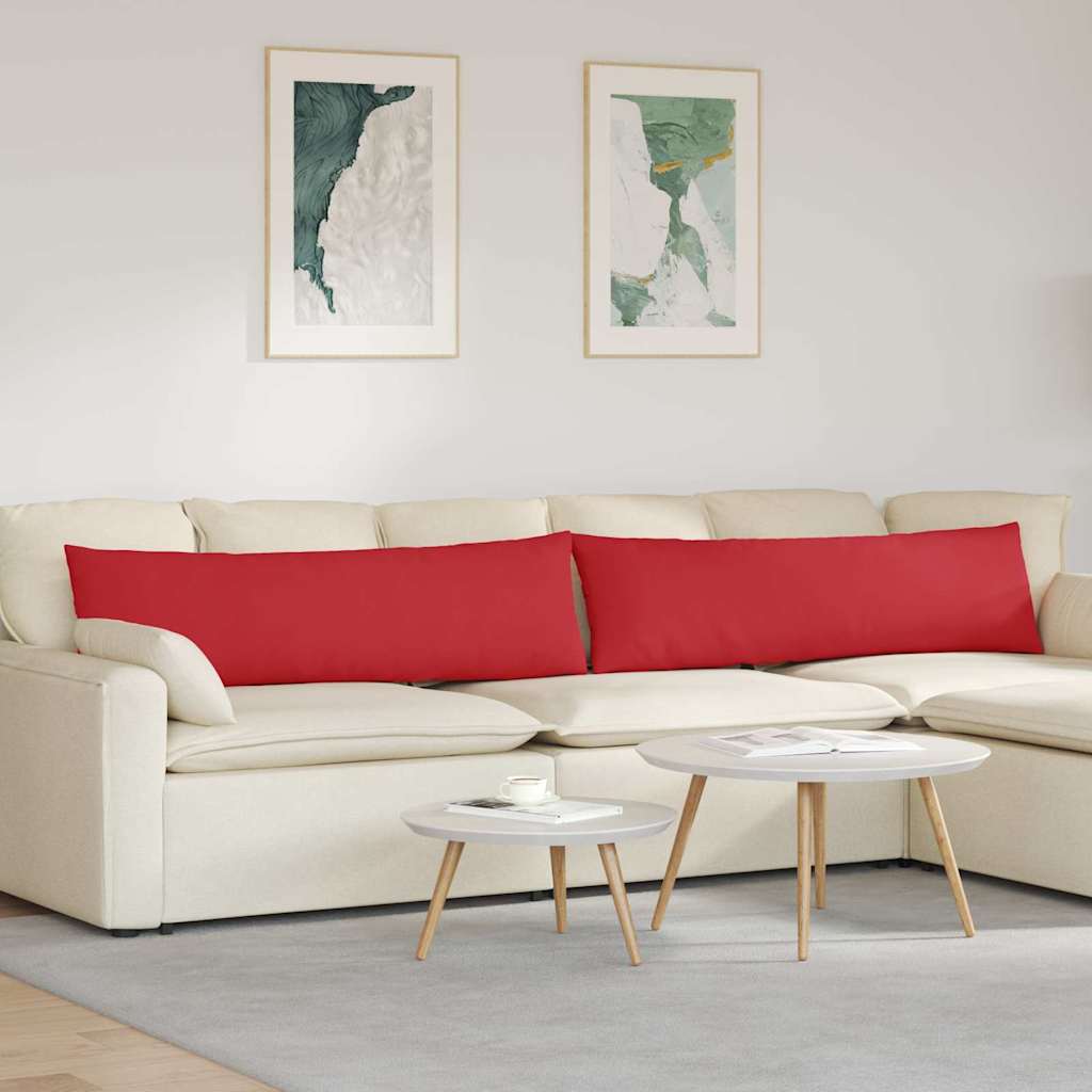 Almofadas de sofá 2 pçs 120 x 40 cm tecido