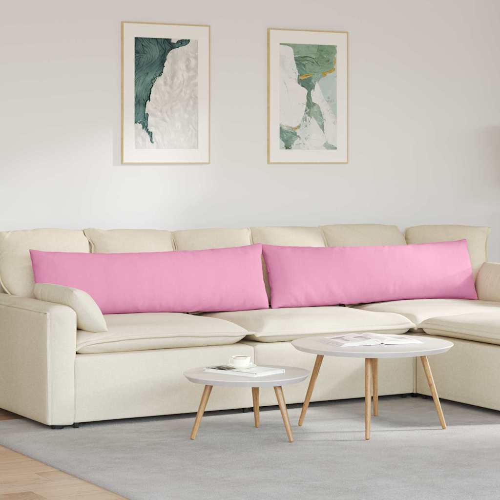 Almofadas de sofá 2 pçs 120 x 40 cm tecido