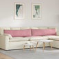 Sofa Cushions 2 pcs Yellow 120 x 40 cm Corduroy Fabric