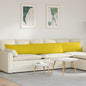 Almofadas de Sofá 2 unidades Amarelo 120 x 40 cm Tecido de Veludo Cotelê