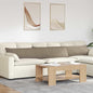 Sofa Cushions 2 pcs Beige 120 x 40 cm fabric