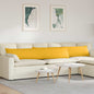Sofa Cushions 2 pcs Light Yellow 120 x 40 cm Corduroy Fabric
