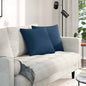 Sofa cushions 2 pcs 120 x 40 cm fabric