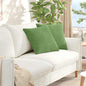 Sofa Cushions 2 pcs Yellow 120 x 40 cm Corduroy Fabric