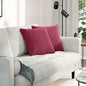Sofa Cushions 2 pcs Yellow 120 x 40 cm Corduroy Fabric