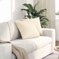 Sofa Cushions 2 pcs Light Yellow 120 x 40 cm Corduroy Fabric