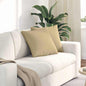 Sofa Cushions 2 pcs Light Yellow 120 x 40 cm Corduroy Fabric