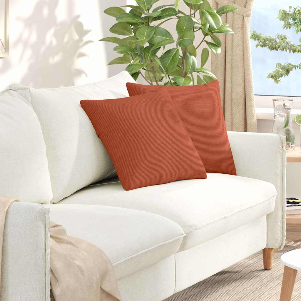 Sofa Cushions 2 pcs Light Yellow 120 x 40 cm Corduroy Fabric