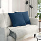 Sofa cushions 2 pcs 120 x 40 cm fabric