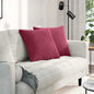 Sofa Cushions 2 pcs Yellow 120 x 40 cm Corduroy Fabric