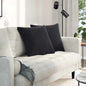 Sofa Cushions 2 pcs Yellow 120 x 40 cm Corduroy Fabric