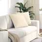 Sofa Cushions 2 pcs Light Yellow 120 x 40 cm Corduroy Fabric