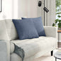 Sofa Cushions 2 pcs Light Yellow 120 x 40 cm Corduroy Fabric