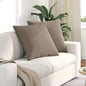 Sofa Cushions 2 pcs Beige 120 x 40 cm fabric
