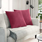 Sofa Cushions 2 pcs Yellow 120 x 40 cm Corduroy Fabric
