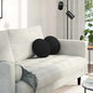 Seat Cushions 2 pcs Light Yellow Ø30 x 13 cm fabric