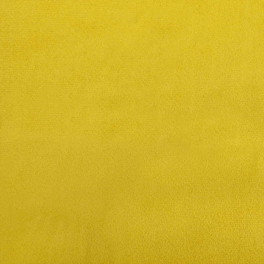 Cojines para asiento 2 pcs Amarillo Ø 40 x 13 cm Terciopelo