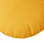 Cojines para asiento 2 pcs Amarillo Claro Ø 40 cm Tela de pana