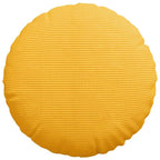 Cojines para asiento 2 pcs Amarillo Claro Ø 40 cm Tela de pana