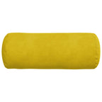 Cojines Bolster 2 pcs Amarillo Ø 15 x 40 cm Tela de pana