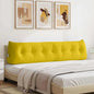 Cojín de Espalda Amarillo 100 x 24 x 50 cm Terciopelo