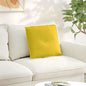 Cojín de Espalda Amarillo 100 x 50 cm Tela de pana