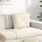 Light Yellow Back Cushion 100 x 50 cm Corduroy Fabric