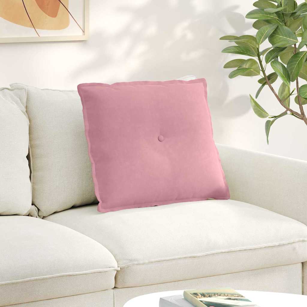 Cojín de Espalda Amarillo 100 x 50 cm Tela de pana