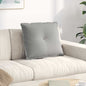 Beige Back Cushion 100 x 50 cm Microfiber fabric