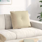 Beige Back Cushion 100 x 50 cm Microfiber fabric