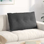 Light Yellow Back Cushion 100 x 50 cm Corduroy Fabric