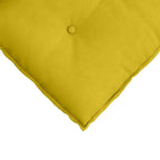 Cojín de Espalda Amarillo 100 x 50 cm Tela de pana